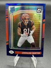 2024 Donruss Optic - Jermaine Burton - Blue Hyper (RC)