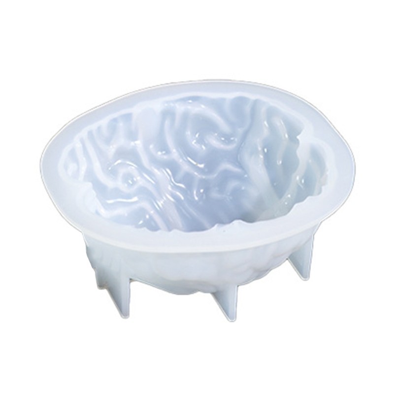 Brains shaped Silicone Mold for Halloween Party Resin Casting Molds