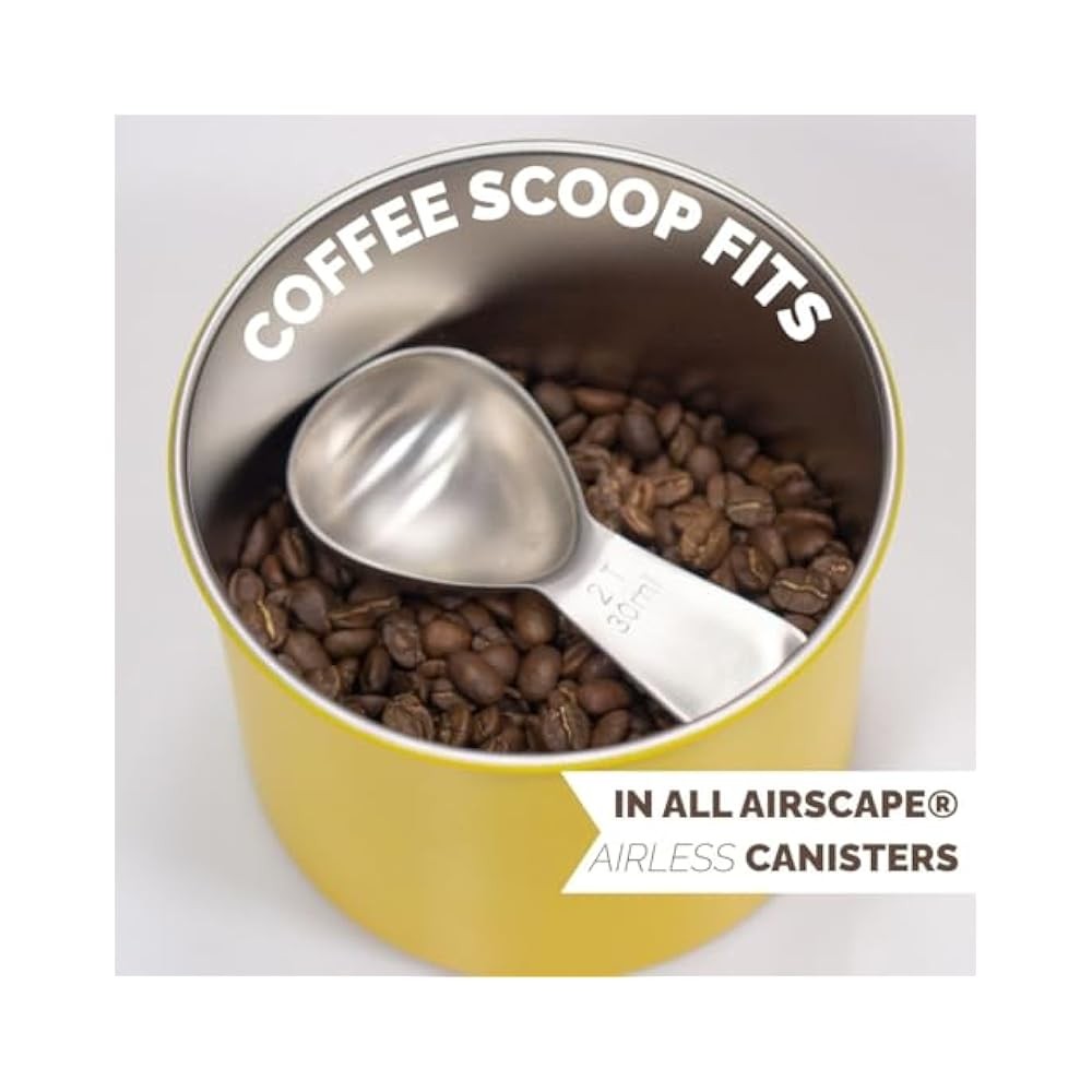 Stainless Steel Coffee Measuring Scoop, 2 Tbsp, Accurate & Reliable