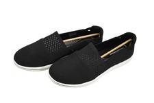 Clarks Breeze Vibe Shoes Womens Size 8 Black Cloudsteppers Slip On Comfort