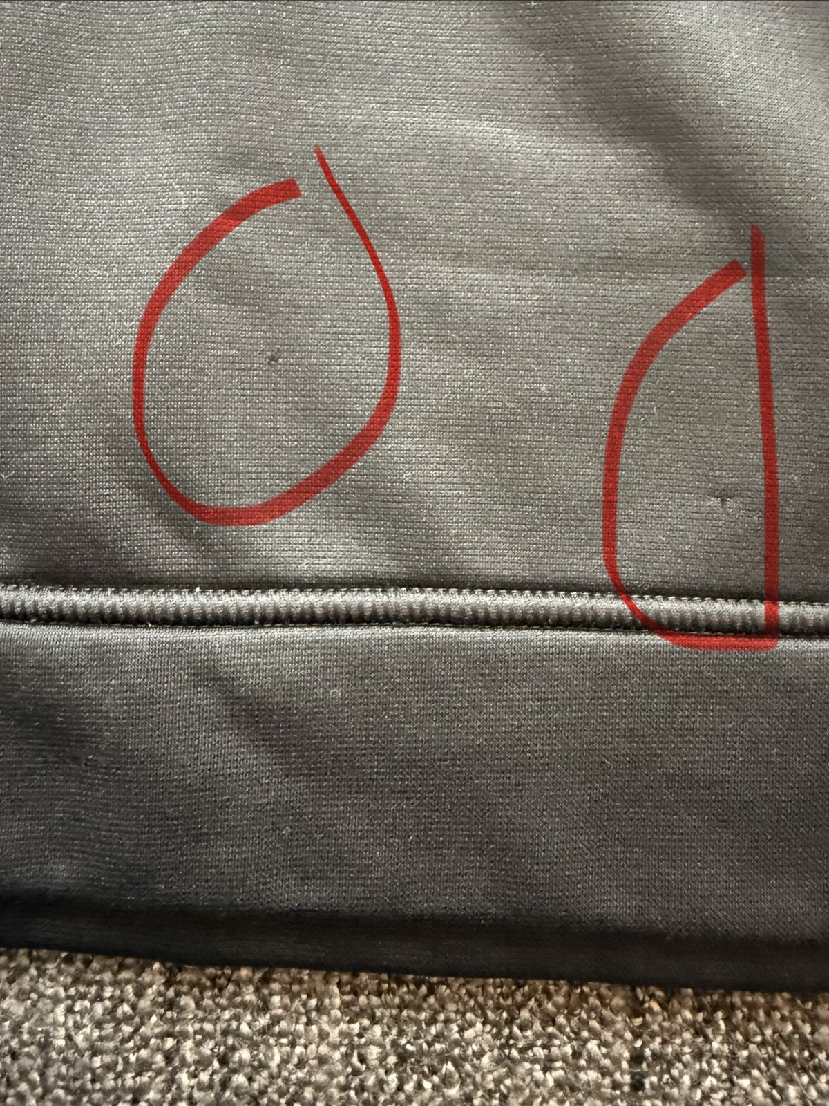 Under Armor Athleisure Hoodie Black, Gray, Red Logo Camo Sleeves Size Youth Lg thumbnail 8