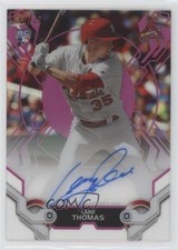 2019 Topps High Tek High Tek Auto Pink 41/75 Lane Thomas #HTA-LT Auto nd3