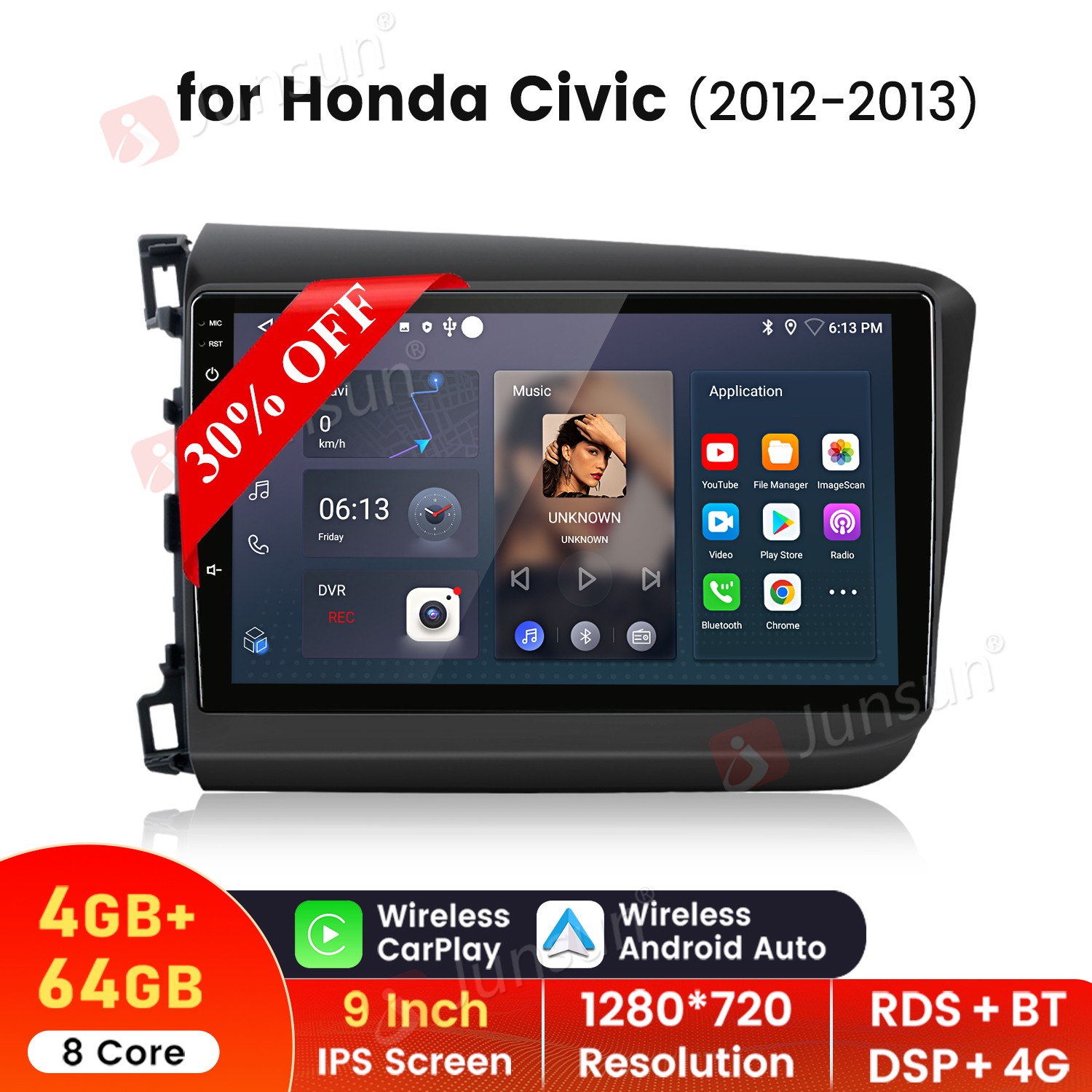 Gps Wifi For Honda Civic 2012-2015