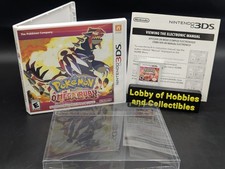 Pokemon Omega Ruby ( Nintendo 3DS ) Authentic - Mint - CIB - Collector Case 