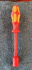 104903 WERA GERMANY 9/16" x 5", 1000V 190i INSULATED NUT DRIVER! PREOWNED!