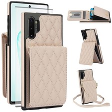 Phone Case for Samsung Galaxy Note 10 Plus Note10+ 5G Wallet Cover with Scree...