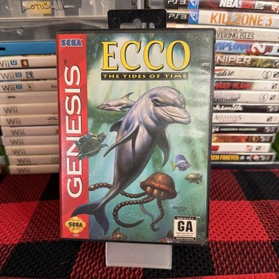 Ecco: The Tides of Time (Sega Genesis, 1994) Complete - Case & Cartridge