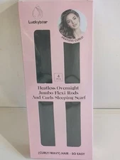 4X,Jumbo Heatless Curling Roller for Long Hair to Sleep In,Overnight Blowout Rod