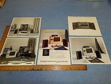 Brochure pubblicitaria Seeburg Home Stereo Center AP2 e 4 fotografie
