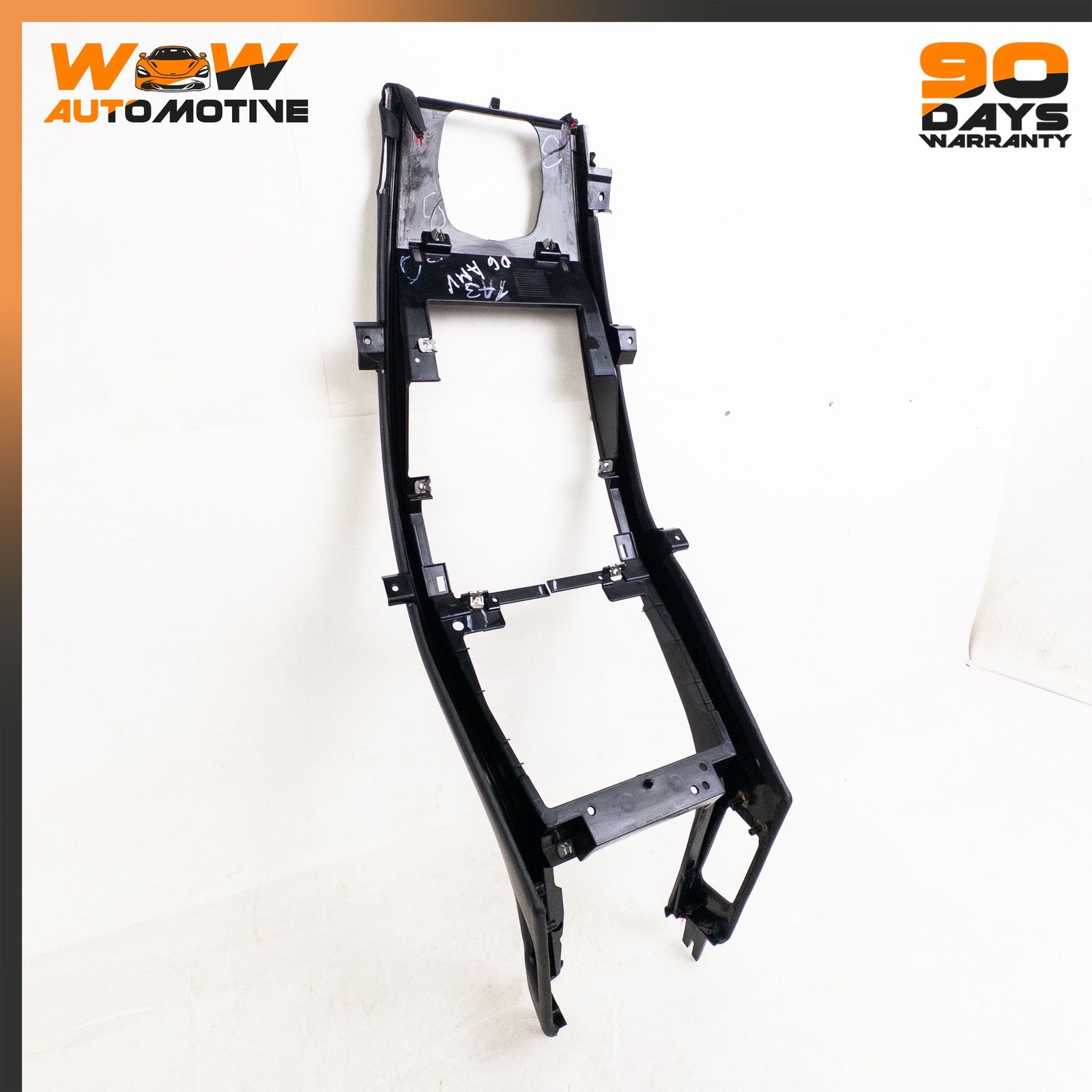 06-16 ASTON MARTIN V8 VANTAGE FRONT CENTER CONSOLE TRIM PANEL BLACK OEM