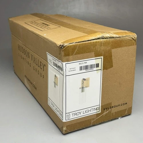 HUDSON VALLEY Lighting Group Fixture Size 7”L x 5”W Patina Brass Metal B6121-PBR - Picture 14 of 16