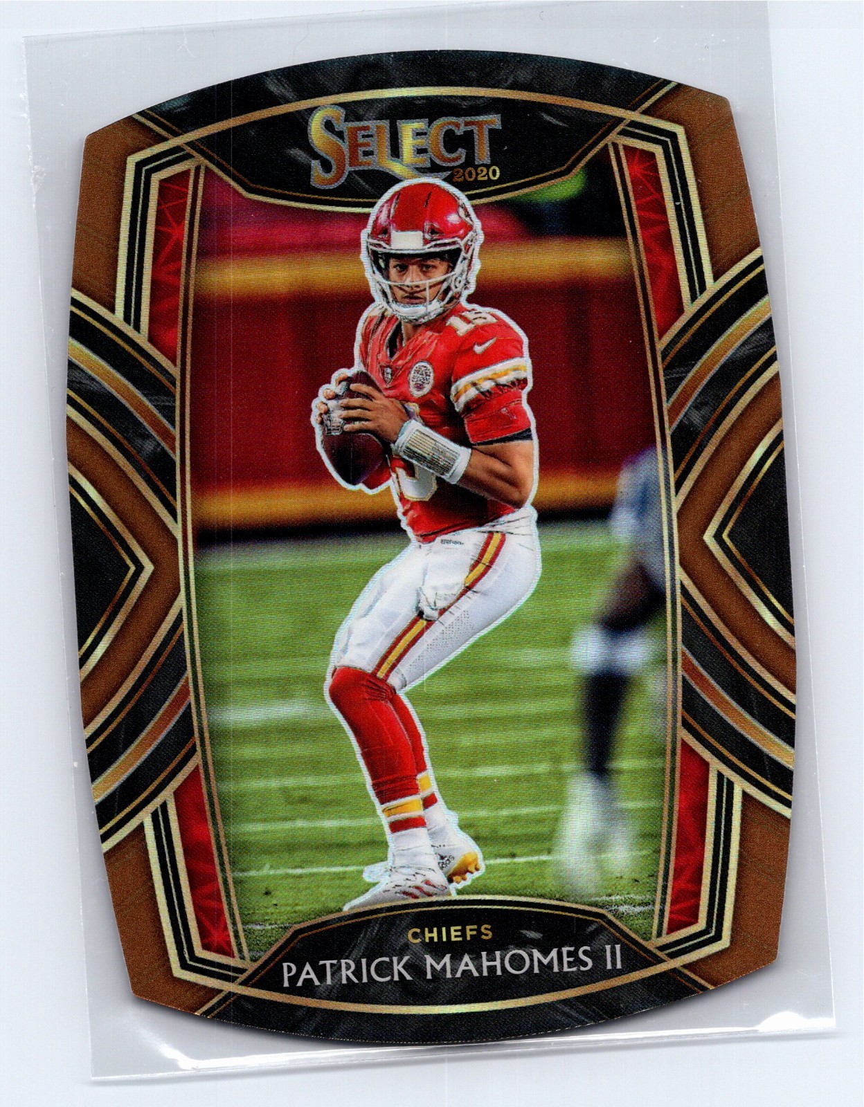 2020 Panini Select Club Level Patrick Mahomes II #202 Copper Prizm Die-Cut /355