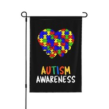 Autism Awareness Autism Flag Flags for outside 12.5x18 Inch Garden Flag Farmh...