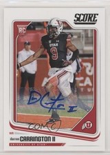 2018 Score Rookies Signatures Darren Carrington II #428 Auto 6f8