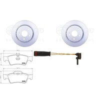 Hella Bremsscheiben + BelÄGe Hinten Passend FüR Mercedes E-KLASSE W211 S211 W219