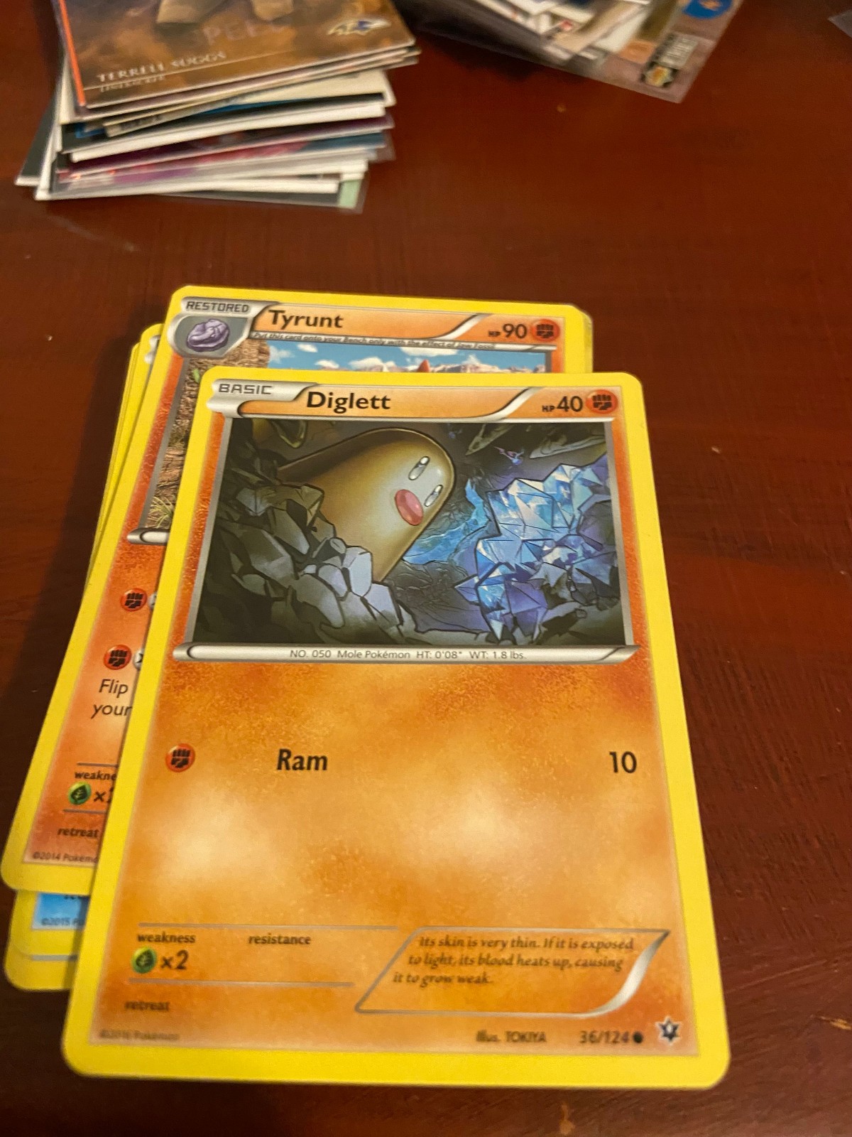 2016 XY - Fates Collide Diglett #36 Basic/Common