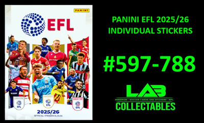Panini EFL Sticker Sammlung 2025/26 Einzelsticker #597-788