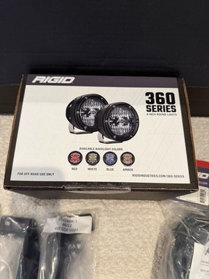 Rigid Industries 2022+ Toyota Tundra 4 Inch 360-Series A-Pillar Lighting Kit