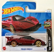 Hot Wheels Pagani Zonda R Red 2024 New Sealed Gold Wheels Race Day 99/250