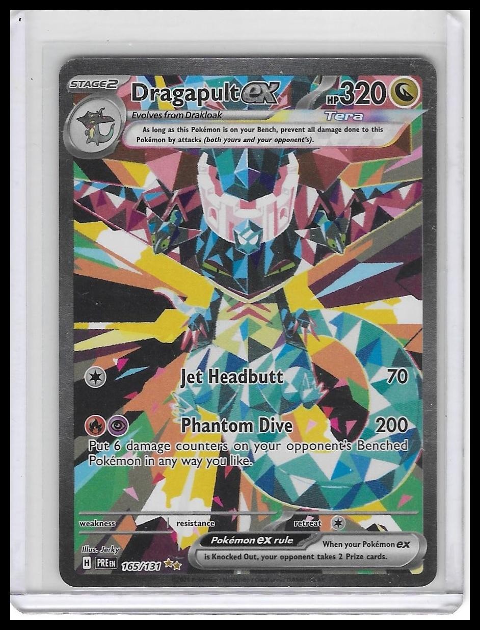 Dragapult ex 165/131 Prismatic Evolutions Pokemon Holo NM