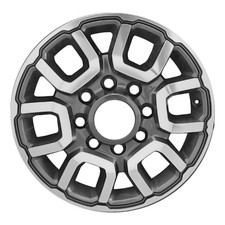 Refurbished 18 Polished And Painted Medium Charcoal Metallic Aluminum Wheel