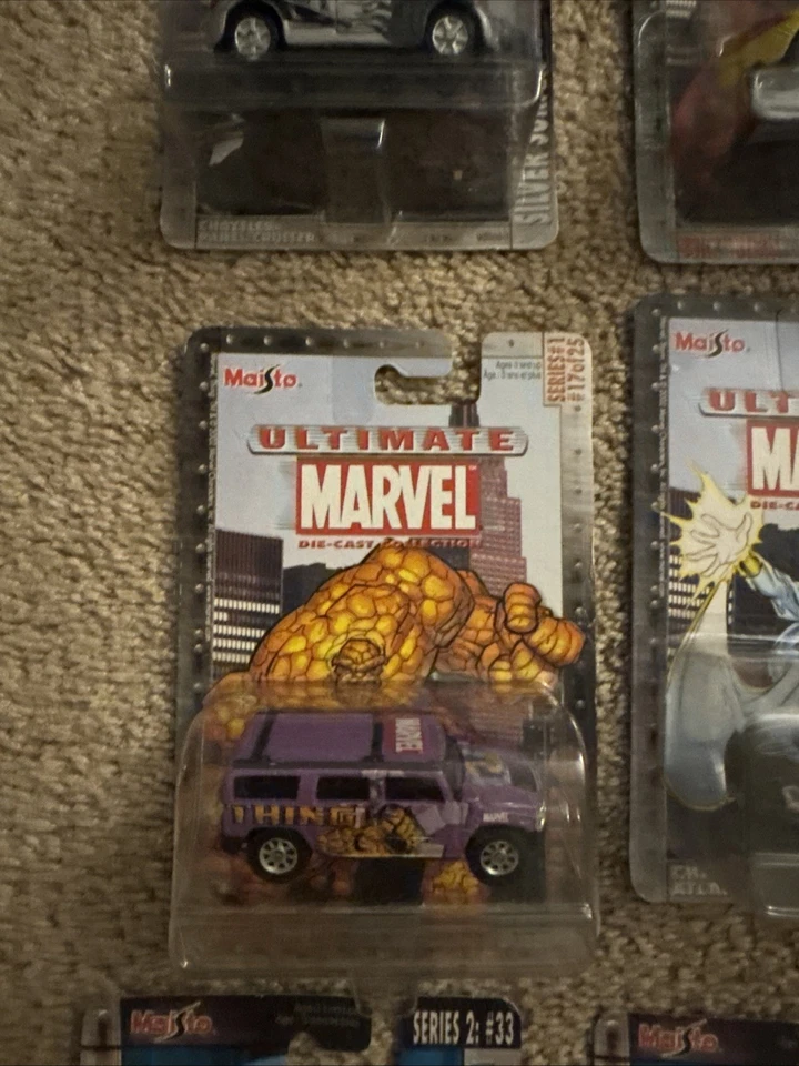 Huge Brand New 11 Marvel Maisto Car Lot Collection Storm Torch Jean Grey Electra - Image 3 of 4