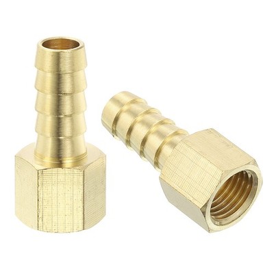 5stk Messing Schlauch Adapter, 3/8'' Bard x 1/4'' NPT Weiblich Rohrfitting Adapter