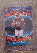 2025 Panini Rookies & Stars - Stellar Rookies Shedeur Sanders #1 Red Plaid (RC)