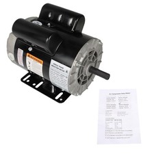 Nuevo Compresor Motor Eléctrico 3 HP SPL3450 RPM Trabajo 56HZ Marco 1 Fase 115/230V
