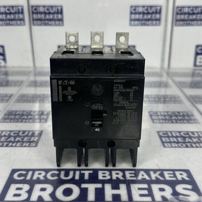 Eaton GHB3040 40 Amp 480/277V 3 Pole Circuit Breaker-Warranty (Ship Same Day)