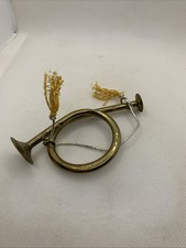 Mini Decorative Brass French Horn Ornament