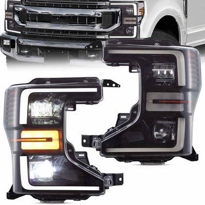 2*VLAND LED Scheinwerfer Für FORD F250-F450 Superduty 2020-20022 w/Gelb Blinker