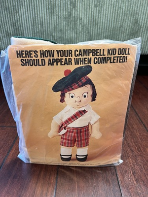 #ad Vintage Campbell Kid BOY Doll Kit New Sealed $12.99