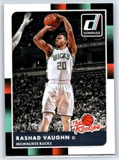 2015-16 Donruss Rashad Vaughn Rookie The Rookies Milwaukee Bucks RC #33