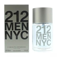 CAROLINA HERRERA  212 MEN 30ml Eau de Toilette EDT Spray For Him - Brand New