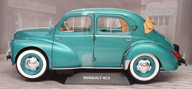 Solido 1/18 Scale S1806601 - Renault 4CV Decouvrable 1951 - Green - Image 3 of 4