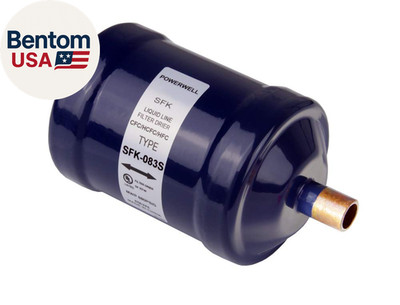 Refrigerant Filter Drier Bi-Flow Liquid Line 3/8 Sweat SFK-083S for CFC HCFC HFC