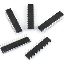 Atmega328P-PU Atmega328P Chip for Arduino UNO R3 Bootloader Pack of 5 