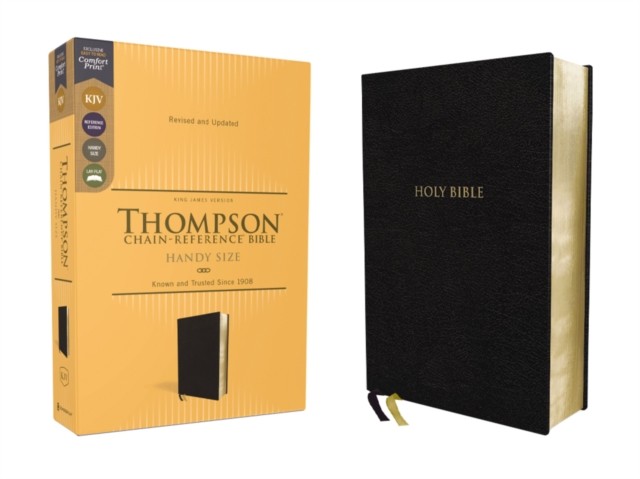 KJV Thompson ChainReference Bible Handy Size European Bonded LEATHER-BOUND - Image 3