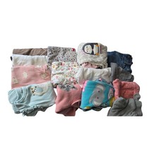 Baby Girl 0-3 month 14 pc Lot Cozy Warm Winter Fall PJs