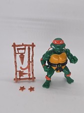 Vintage 1988 TMNT MICHAELANGELO Figure With Weapons - COMPLETE SET