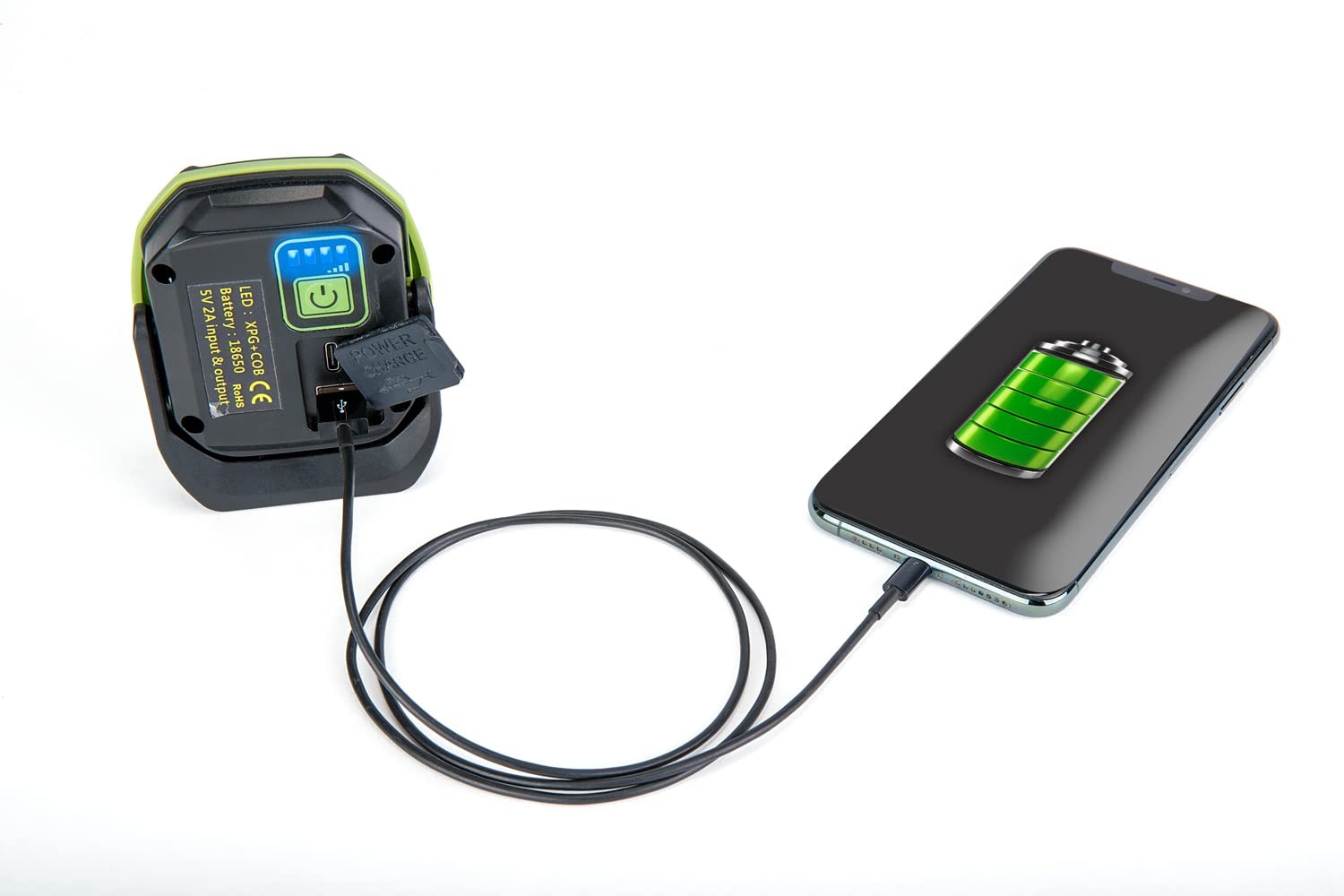 PowerSmith Rechargeable Magnetic Work Light 180° Kickstand with Magnetic Base...