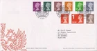 GB ROYAL MAIL FDC COVER 2013 MACHIN DEFINITIVES TALLENTS PMK 1p-£1 & NVI's M12L