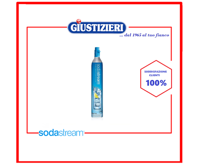SodaStrea 1032120340 - Cilindro de CO2, para 60 l de Agua con Soda