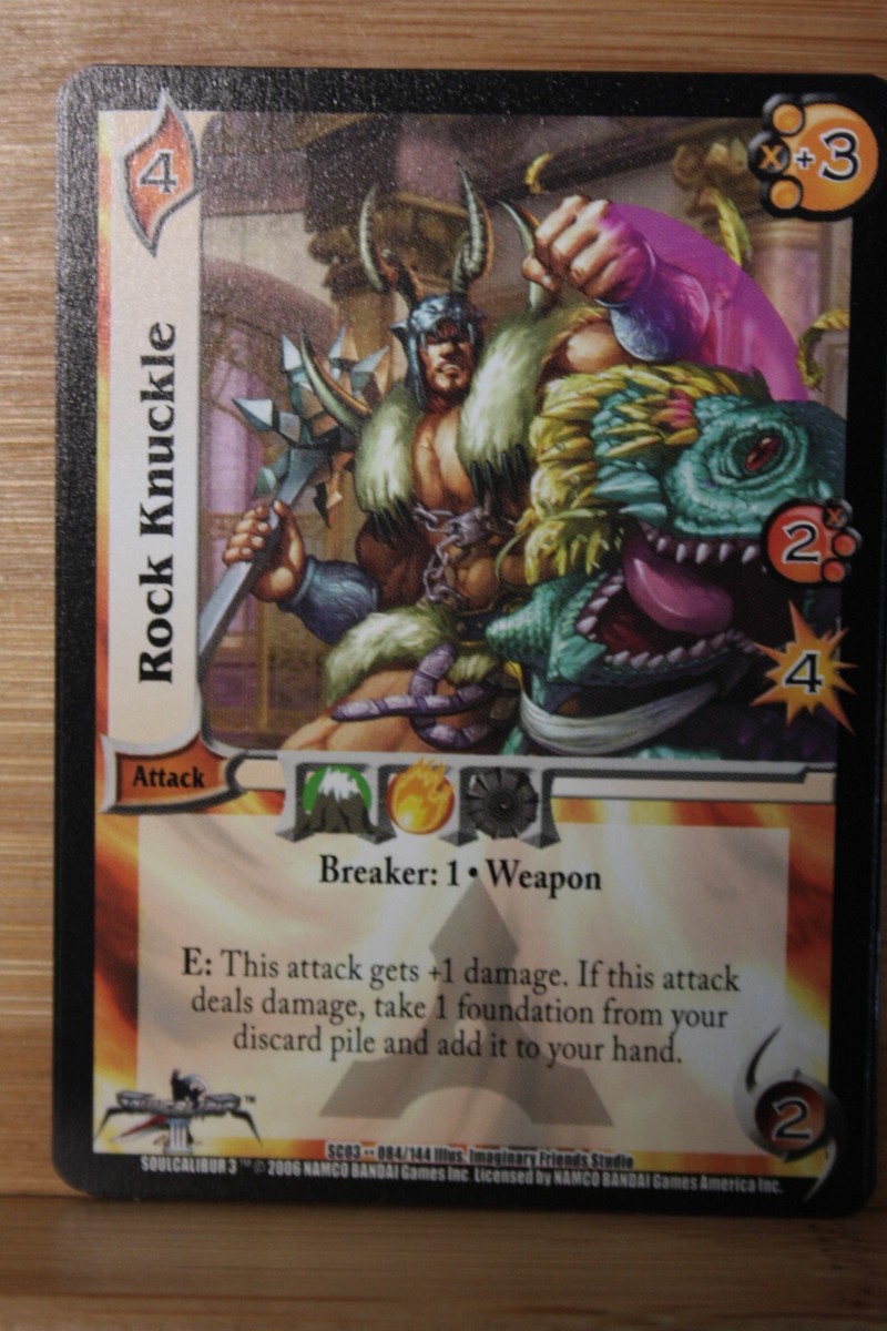 UFS Universal Fighting System Soul Calibur III Attack-