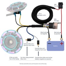 FARBIN Air Horn Relay Wiring Harness Kit for 12V Car Truck Motorcycle Train SUV