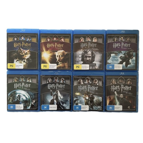 Harry Potter - The Complete Collection, 8 Movie Box Set. Blu-ray VGC. - Picture 6 of 7