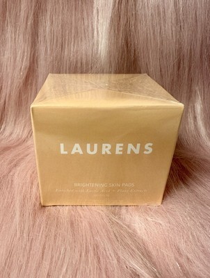 Laurens Brightening Skin Pads ~ Lactic Acid + Plant Extracts | 50 Pads & NIB