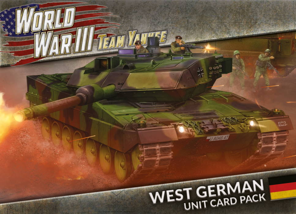 Flames of War: Team Yankee: WWIII: West German Unit Cards (WW3-05U)