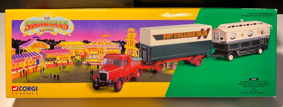Corgi Classics Showman's Range Scammell Ballast Closed Pole Caravan 16502 - Image 2 of 4
